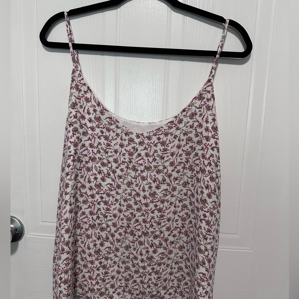 Reitmans Pink and White Floral Camisole